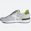 Zapatilla Munich Dynamo 39 Gris / Verde Fluor