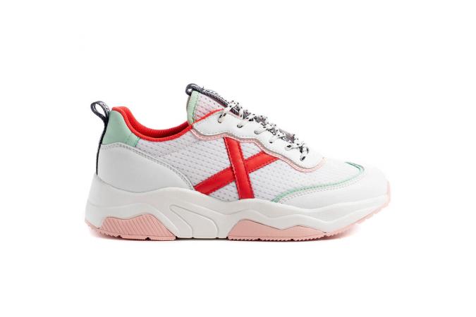 Zapatilla Wave 54 Blanca/Rojo