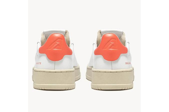 Zapatillas Autry Dallas Low Leat / Wht ADLW NW09 Coral