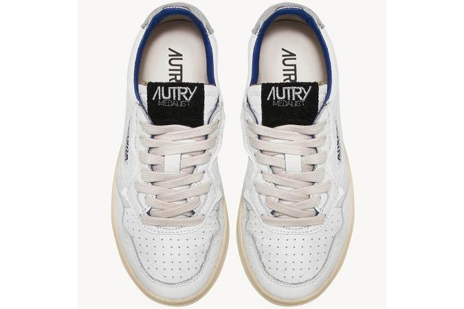 Zapatillas Autry AULM LE04 Leat/Elep/Wht/Silv/ Plateada