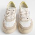 Zapatillas Autry AULW DW05 Low Wom Dra / Wri Yel Iris Blanca - Amarilla