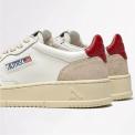 Zapatillas Autry AULW LS43 Leat/Suede/Wht/Red