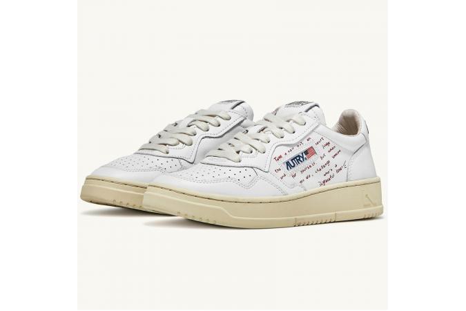 Zapatillas Autry AULW WL02 Written/Leat/Wht/Rojas