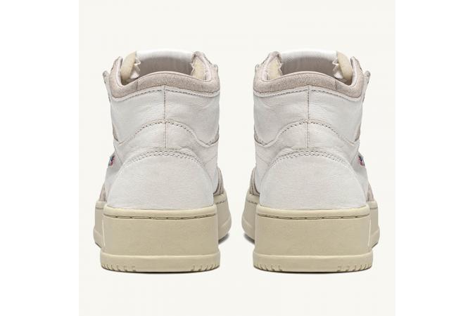 Zapatillas Autry AUMM GS04 Mid Man Goat / Suede White