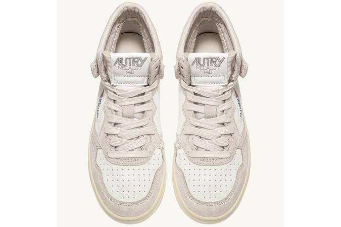 Zapatillas Autry AUMM GS04 Mid Man Goat / Suede White