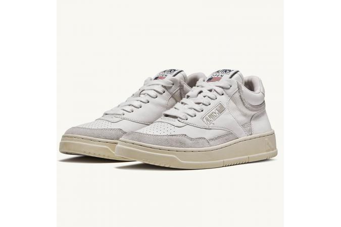 Zapatillas Autry Open Mid Leat/Leat White