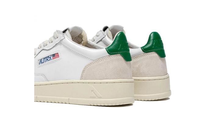 Zapatilla Autry AULM LS23 Low Man Leat/Suede Wht/Amazon