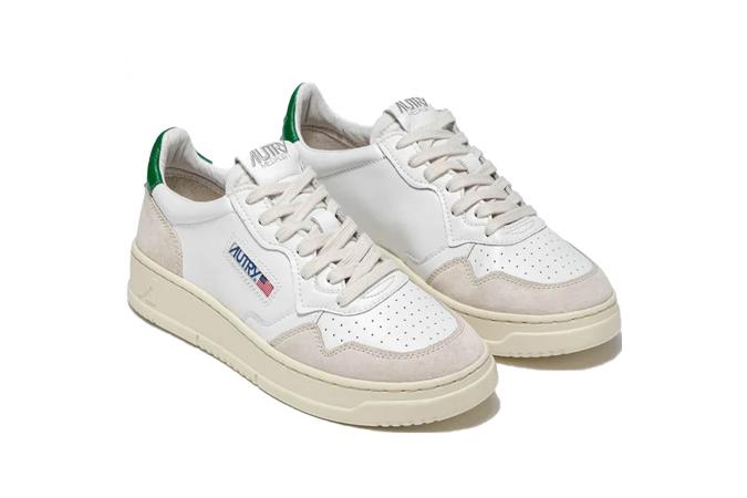 Zapatilla Autry AULM LS23 Low Man Leat/Suede Wht/Amazon