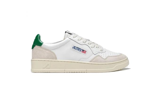 Zapatilla Autry AULM LS23 Low Man Leat/Suede Wht/Amazon