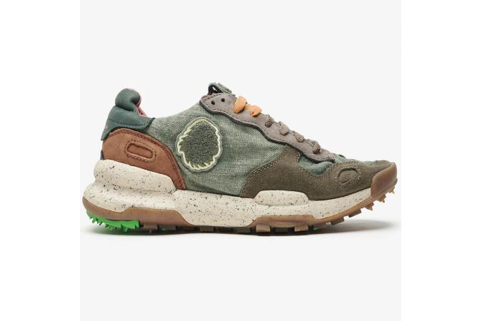 Zapatillas Chacrona Linen Wild Grass Verde Kakhi