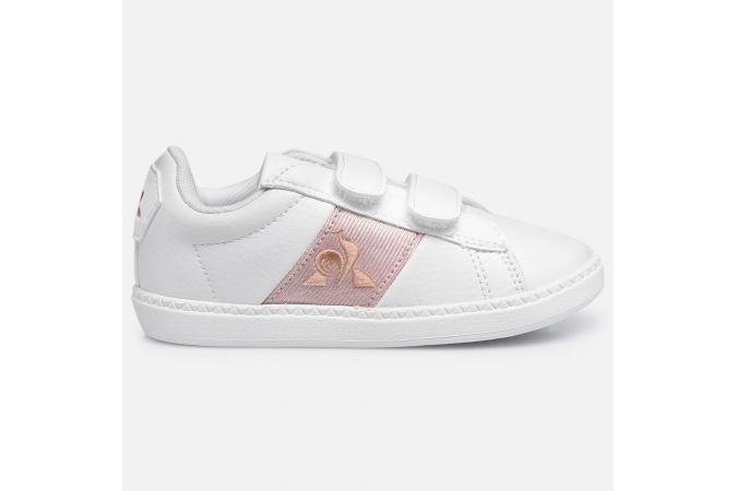 Zapatillas Courtclassic INF Girl Optical White/Cameo Rose