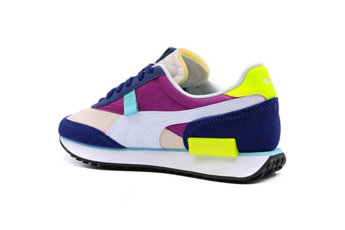 Zapatillas Future Rider Play On Azul Blanco