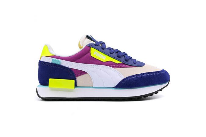 Zapatillas Future Rider Play On Azul Blanco