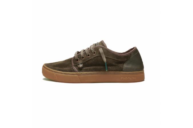 Zapatilla Satorisan Heisei Suede Deep Khaki Gr