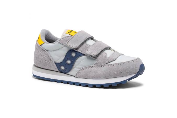 Zapatilla Jazz Double Hl Gris/Azul/Amarillo