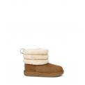 Bota K Fluff Mini Quilted Chesnut