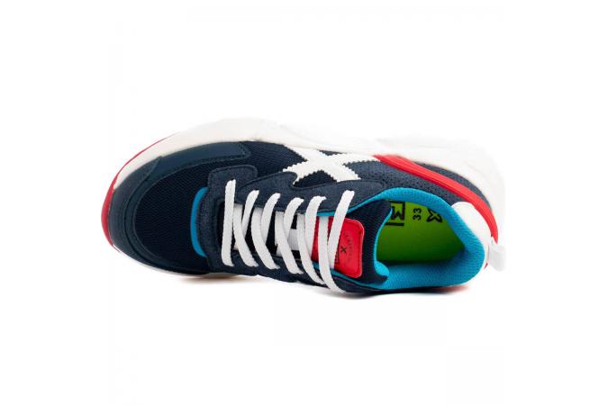 Zapatilla Mini Track Cordon 14 Azul Marino