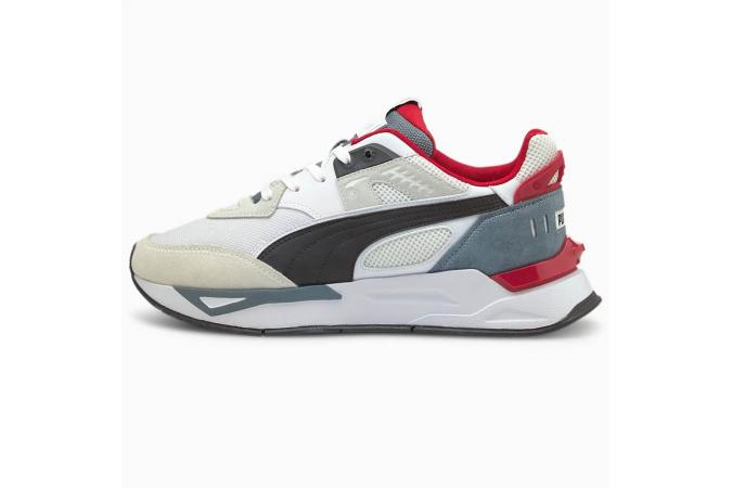 Zapatillas Puma Mirage Sport Remix Blanca-Negra-Roja