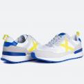 Zapatillas Munich Alpha 61 Blanca / Azul / Amarillo