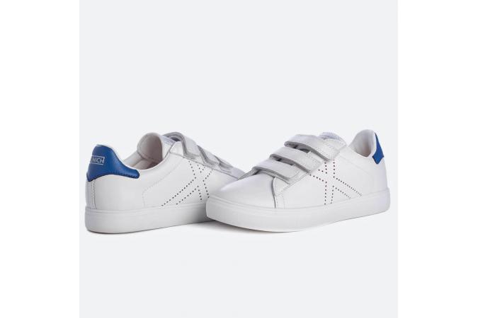 Zapatillas  Munich Mini Rete 01 Blanca/Azul