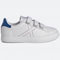 Zapatillas  Munich Mini Rete 01 Blanca/Azul