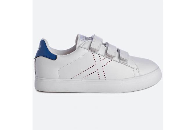 Zapatillas  Munich Mini Rete 01 Blanca/Azul