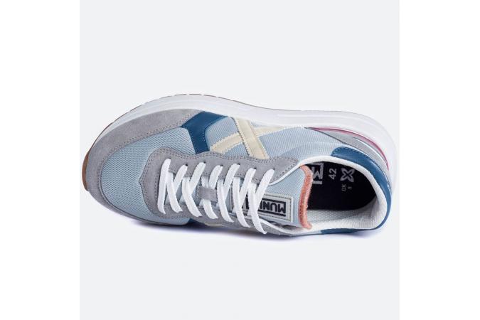 Zapatillas Munich Soon 31 Gris/ azul/ Beige