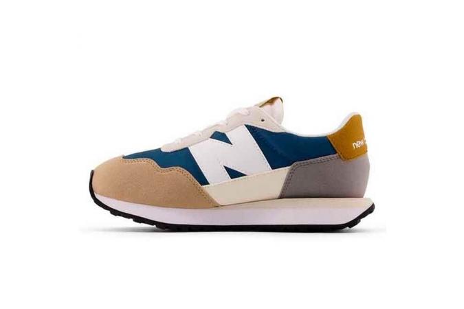 Zapatillas New Balance GS237VF Marron/Azul/Blanco