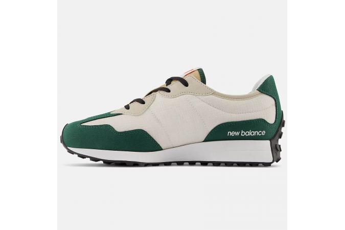 Zapatillas New Balance GS327SP Verde - Beige - Blanco