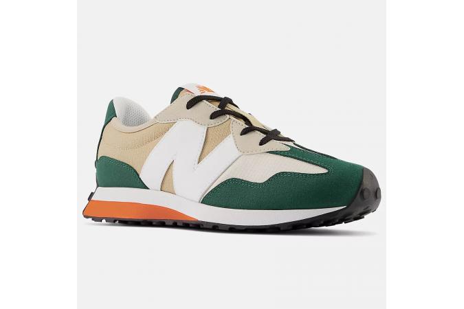 Zapatillas New Balance GS327SP Verde - Beige - Blanco