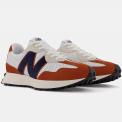 Zapatillas New Balance MS327PR Blancas/ Naranja