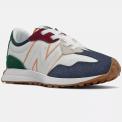 Zapatillas New Balance GS327HH1 Blanca-Marino-Verde