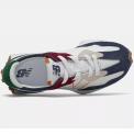 Zapatillas New Balance GS327HH1 Blanca-Marino-Verde