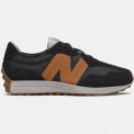 Zapatilla New Balance GS327HN1 Negro y Naranja