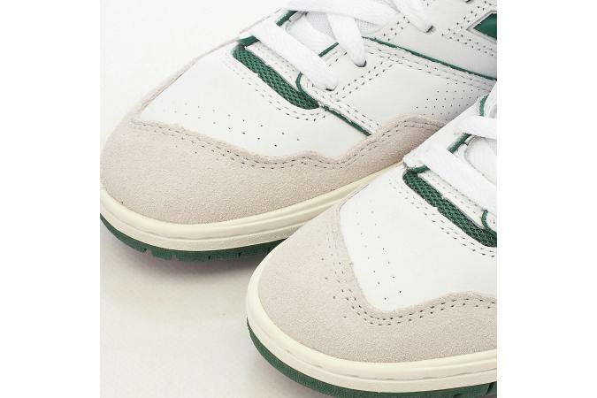 Zapatilla New Balance BB550WT1 Blanco y Verde