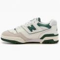 Zapatilla New Balance BB550WT1 Blanco y Verde