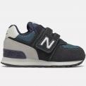 Zapatilla New Balance IV574BD1 negra y azul