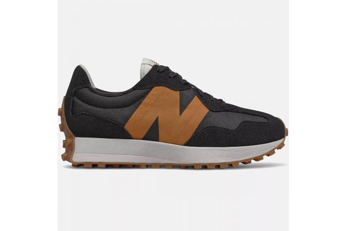 Zapatillas New Balance MS327HN1 Negra y Naranja