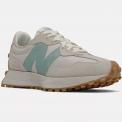 Zapatilla New Balance WS327HG1 Beige y Azul Turquesa