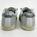 Zapatillas P448 John Plateadas