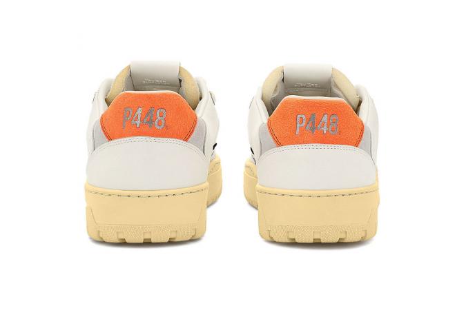 Zapatillas P448 F22Mason-M Lotus Beige/Negras/ Naranja