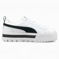 Zapatilla Puma Mayze Lth Wn´s White/Black Blanca-Negra