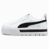 Zapatilla Puma Mayze Lth Wn´s White/Black Blanca-Negra