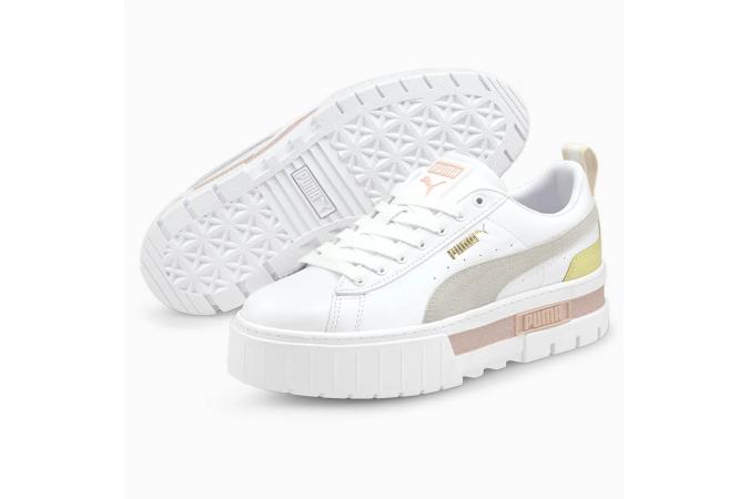 Zapatillas Puma Mayze Lth White/Lotus