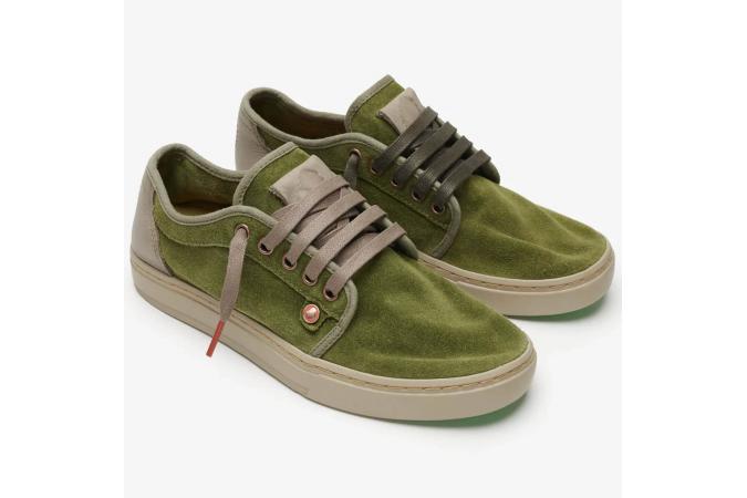 Zapatillas Satorisan Suede Veronese Green