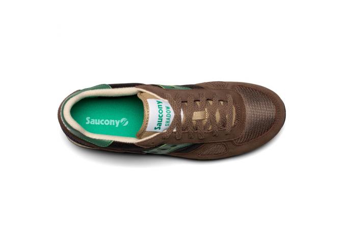 Zapatillas Saucony Shadow Original Marrón-Negro-Verde