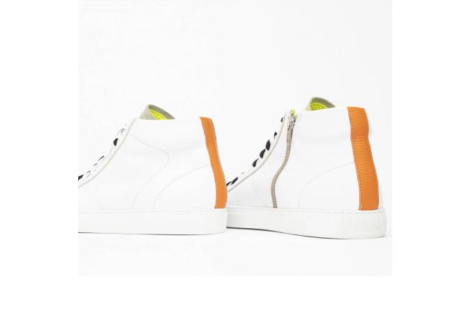 Zapatilla S21Star-M Daytona Blanca/Naranja