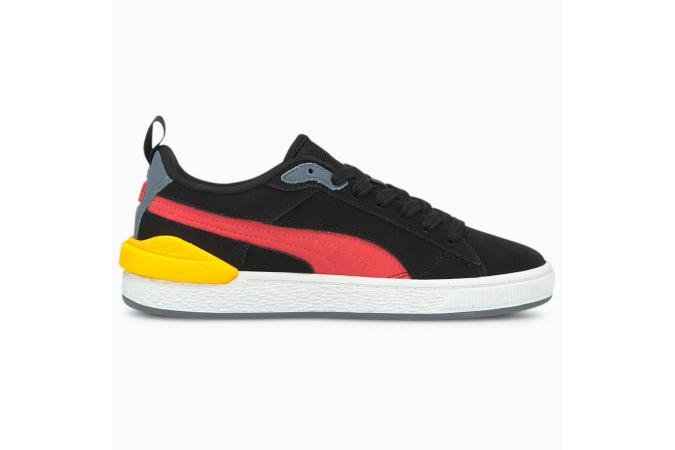 Zapatillas Suede Block Jr Puma Black Paradise Pink