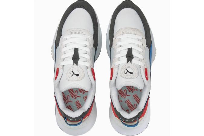 Zapatillas Wild Rider Rollin`Jr Ebony Puma White